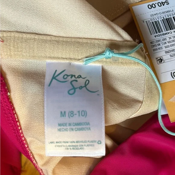 Kona Sol Pink Swimsuit - Picture 5 of 5